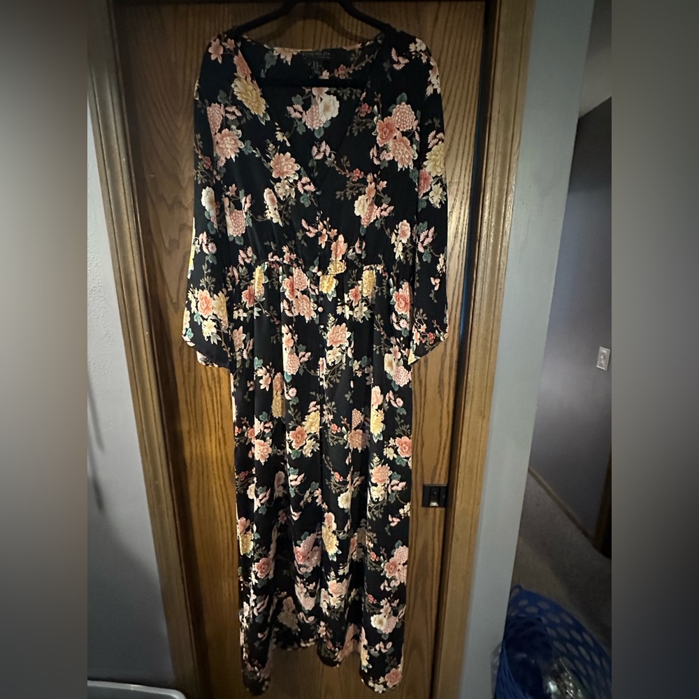 Long floral tunic